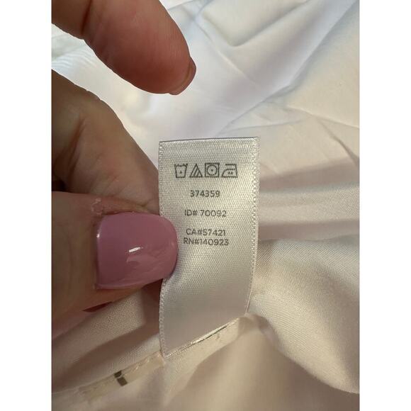 Loft 100% Linen Petal Pink A Line Women Skirt Lined 6 Resort Quiet Luxury Cruise - Picture 10 of 10